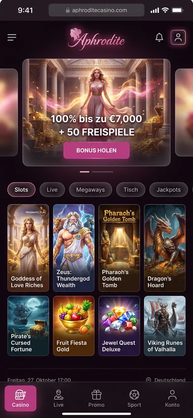 Mobile Erfahrung im Browser – Aphrodite